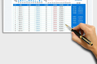 2025财务收支明细表免费下载