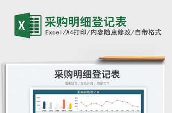 2025采购明细登记表免费下载