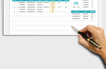 2025简易个人工作规划表免费下载