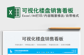 2025可视化楼盘销售看板免费下载