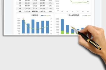 2025半年财务收支数据分析表免费下载