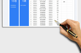 2025工作计划清单表-超期提醒免费下载
