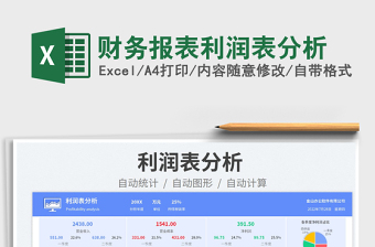 2025财务报表利润表分析免费下载