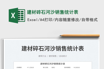 2025建材销售excel表格模板大全