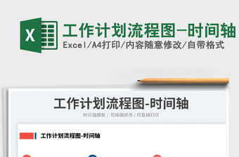 2025工作计划流程图-时间轴免费下载