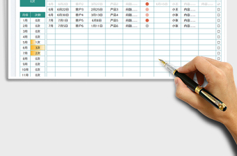 2025售后登记记录管理表免费下载