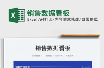 2025销售数据看板免费下载