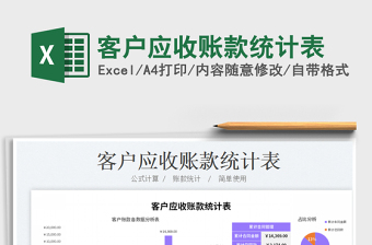 2025客户应收账款统计表免费下载