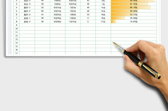2025作业完成进度表免费下载