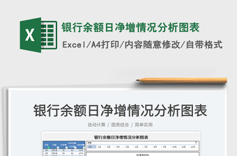 2025银行余额日净增情况分析图表免费下载