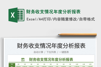 2025财务收支情况年度分析报表免费下载