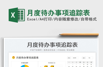 2025月度待办事项追踪表免费下载