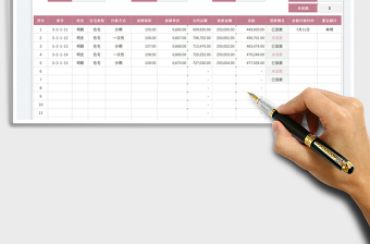 2025房产销售报表免费下载