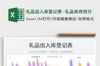 2025礼品出入库登记表-礼品库存统计免费下载