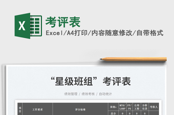 2025考评表免费下载