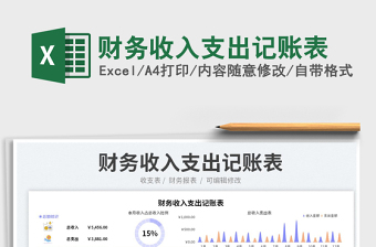 2025财务收入支出记账表免费下载