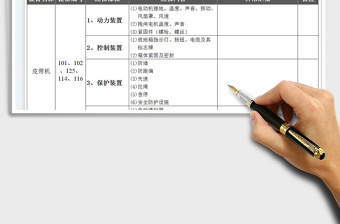 2025电气设备点检表免费下载
