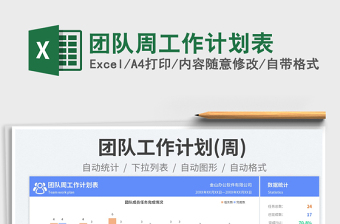 2025团队周工作计划表免费下载