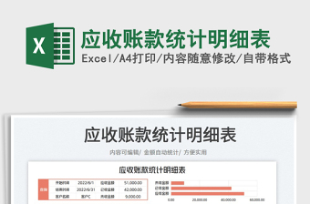 2025应收账款统计明细表免费下载