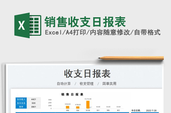 2025销售收支日报表免费下载