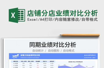 2025店铺分店业绩对比分析免费下载