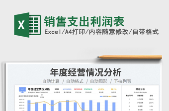 2025销售支出利润表免费下载