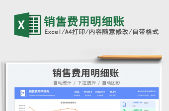 2025销售费用明细账免费下载
