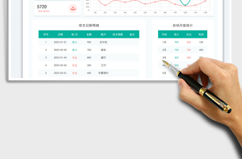 2025财务收支明细表免费下载