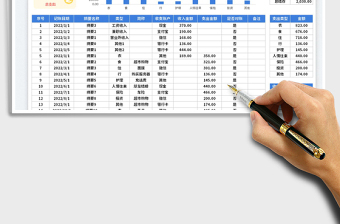 2025个人收入支出记账表免费下载