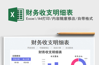 2025财务收支明细表免费下载