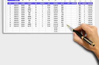 2025销售登记表-销售员分析表免费下载