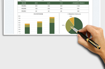 2025供应商管理原材料订购图免费下载