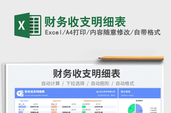 2025财务收支明细表免费下载