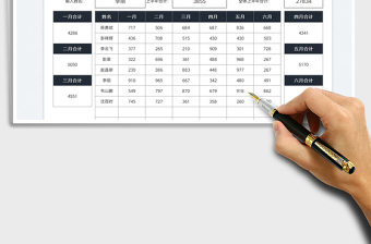 2025业务员上半年数据统计查询免费下载