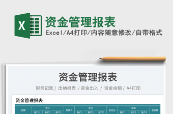 2025资金管理报表免费下载