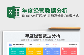 2025年度经营数据分析免费下载