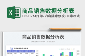 2025商品销售数据分析表免费下载