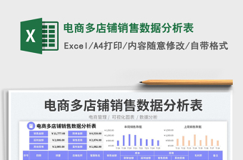 2025电商多店铺销售数据分析表免费下载