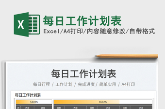 2025每日工作计划表免费下载