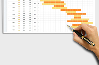 2025项目计划表-甘特图免费下载