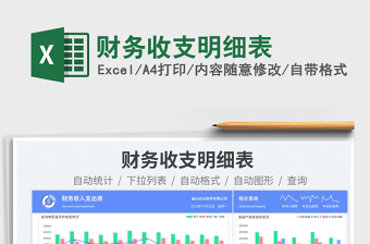 2025财务收支明细表免费下载