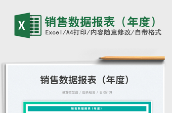 2025销售数据报表（年度）