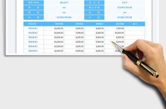 2025应收股利明细账