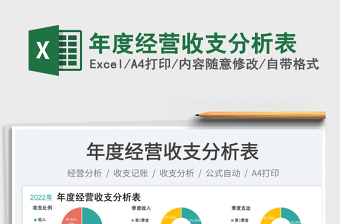 2025年度经营收支分析表