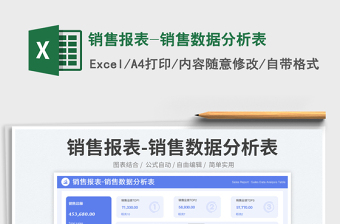 2025销售报表-销售数据分析表