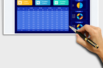 2025深色科技风产品销售数据报表（年度）