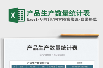 2025产品生产数量统计表