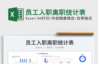 2025员工入职离职统计表