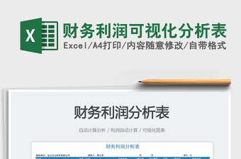 2025财务利润可视化分析表