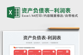 2025资产负债表-利润表